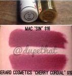 Image result for Mac Sin vs Diva Lipstick