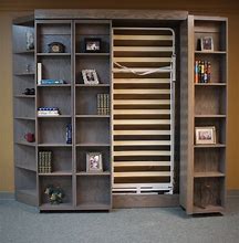 Image result for Murphy Bed with Bookcase