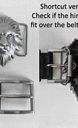 Image result for How to Pull Belt Buckle On