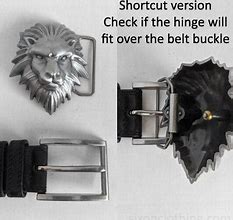 Image result for How to Use Belt Buckle