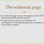 Image result for Editorial Structure