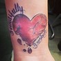 Image result for Traditional Broken Heart Tattoo