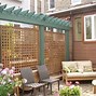 Image result for Outdoor Wooden Privacy Screen