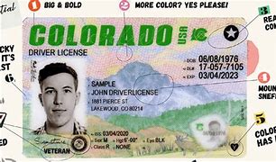 Image result for Colorado Drivers License Number