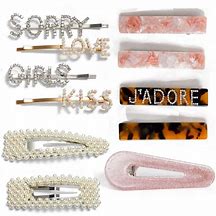 Image result for Spring Loaded Hair Clips