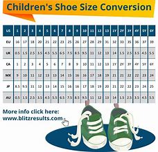 Image result for Toddler and Kids Shoe Size Chart