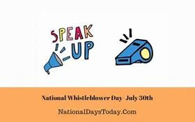 Image result for Whistleblower Day