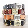 Image result for Personalized Leather Dog Collars