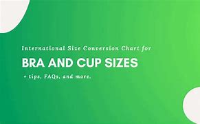 Image result for International Bra Size Conversion Chart