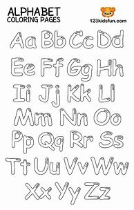 Image result for Alphabet Coloring Pages for Kids Printable