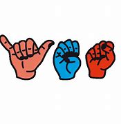 Image result for Yes Sign Language Clip Art