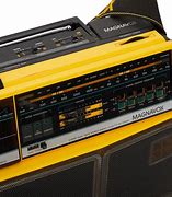 Image result for Magnavox Black and Yellow Boombox