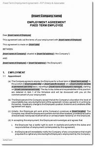 Image result for employment agreement templates australian