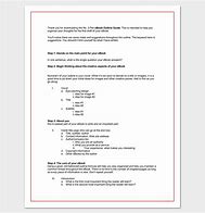 Image result for Book Outline Template Microsoft Word