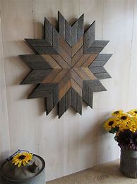 Image result for Reclaimed Wood Wall Art Decor