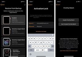Image result for Account Lock Apple Watch