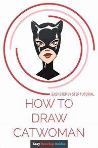 Image result for Catwoman Drawing for Kids