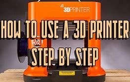 Image result for How to Use 3D Printer
