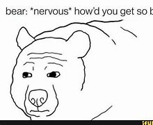 Image result for Nervous Bear Meme