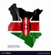 Image result for Flag Map of Kenya