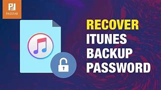 Image result for iTunes Backup Password