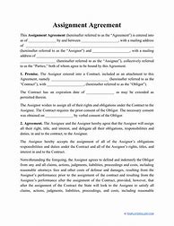 Image result for Contract Assignment Agreement