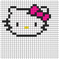 Image result for Hello Kitty Perler Bead Pattern