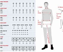 Image result for Size Guide Chart