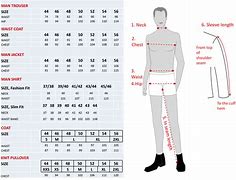 Image result for Waist Inches Size Chart Men