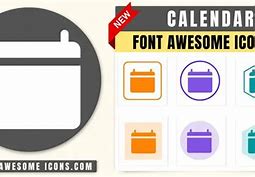 Image result for Font Awesome Calendar Icon