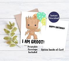Image result for Happy Birthday Groot Drawing