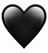 Image result for Black Heart Emoji Apple