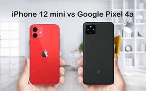 Image result for Google Pixel 4A vs iPhone 12 Mini