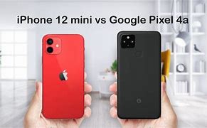 Image result for Google Pixel 4A vs iPhone 12 Mini