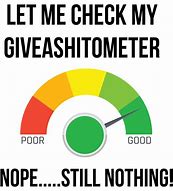 Image result for Give a Shit Meter PNG