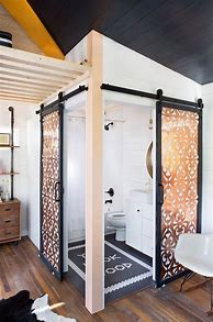 Image result for Bathroom Door Ideas for Small Spaces