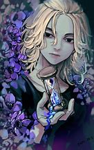 Image result for Aesthetic Anime Purple Flower