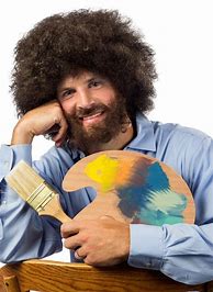 Image result for Bob Ross Costume Inapropriate