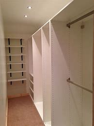 Image result for Narrow Walk-In Closet Design Ideas