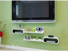 Image result for Floating Wall Mount TV Stand