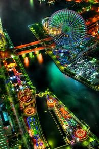 Image result for Yokohama Japan at Night