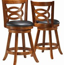 Image result for Wooden Swivel Counter Stools