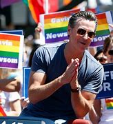 Image result for Gavin Newsom Pride