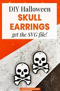 Image result for DIY Halloween Esqueleton Earrings
