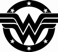 Image result for Wonder Woman Logo Stencil