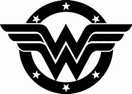 Image result for Wonder Woman Logo Stencil