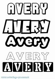 Image result for Avery Sheet Label Colour