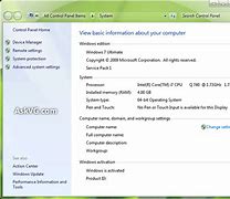 Image result for Windows 7 Computer Properties