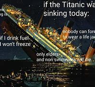 Image result for Titanic Music While Sinking Meme