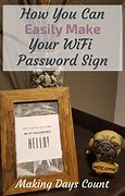 Image result for DIY Wi-Fi Password Sign